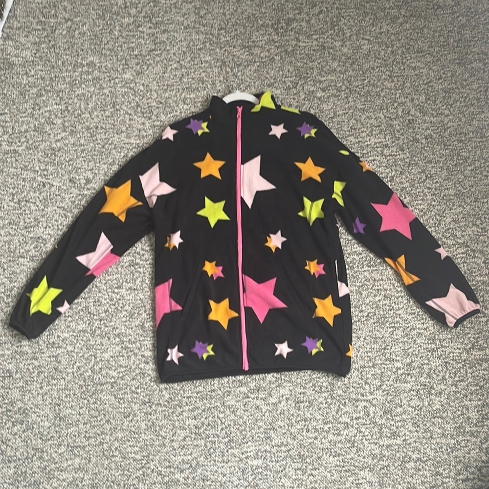 Women’s star zip up sweater-Size Small